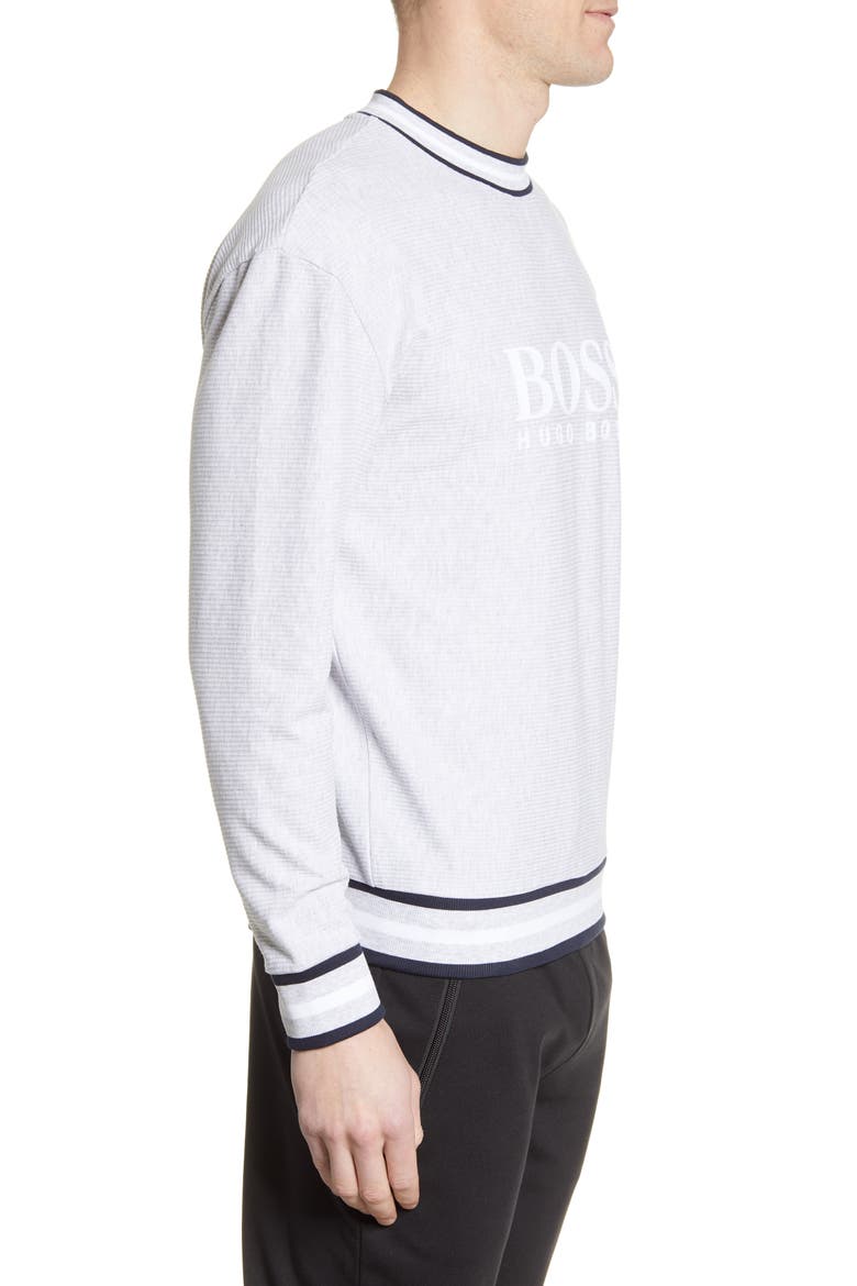 Heritage Crewneck Sweatshirt, Alternate, color, GREY