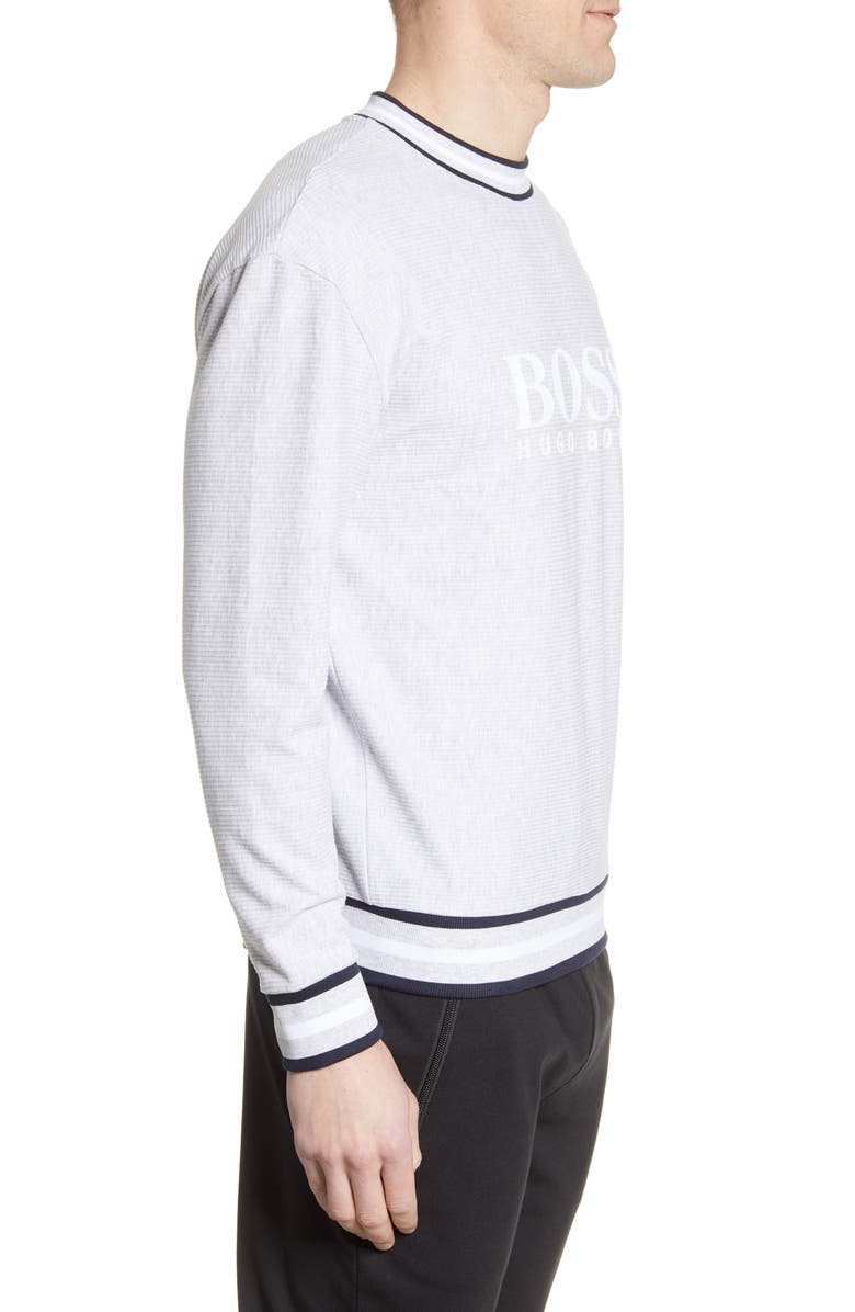 BOSS Heritage Crewneck Sweatshirt, Alternate, color,