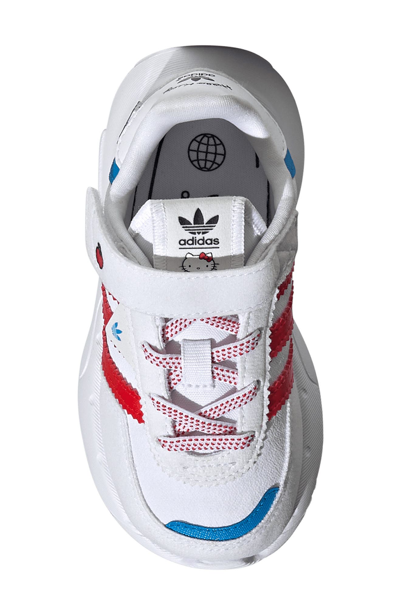 adidas Kids' Hello Kitty Retropy F2 Sneaker, Alternate, color, 