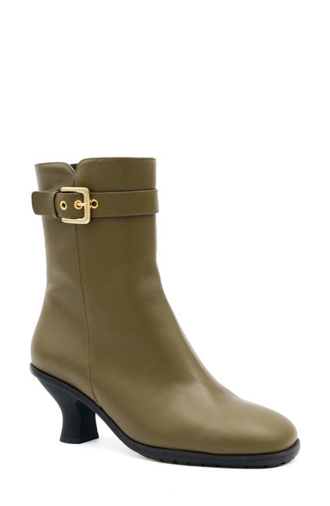 Baronessa Leather Bootie