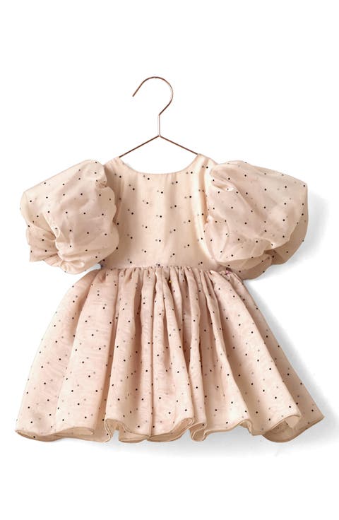 Kids' Sofia Flocked Organza Dress