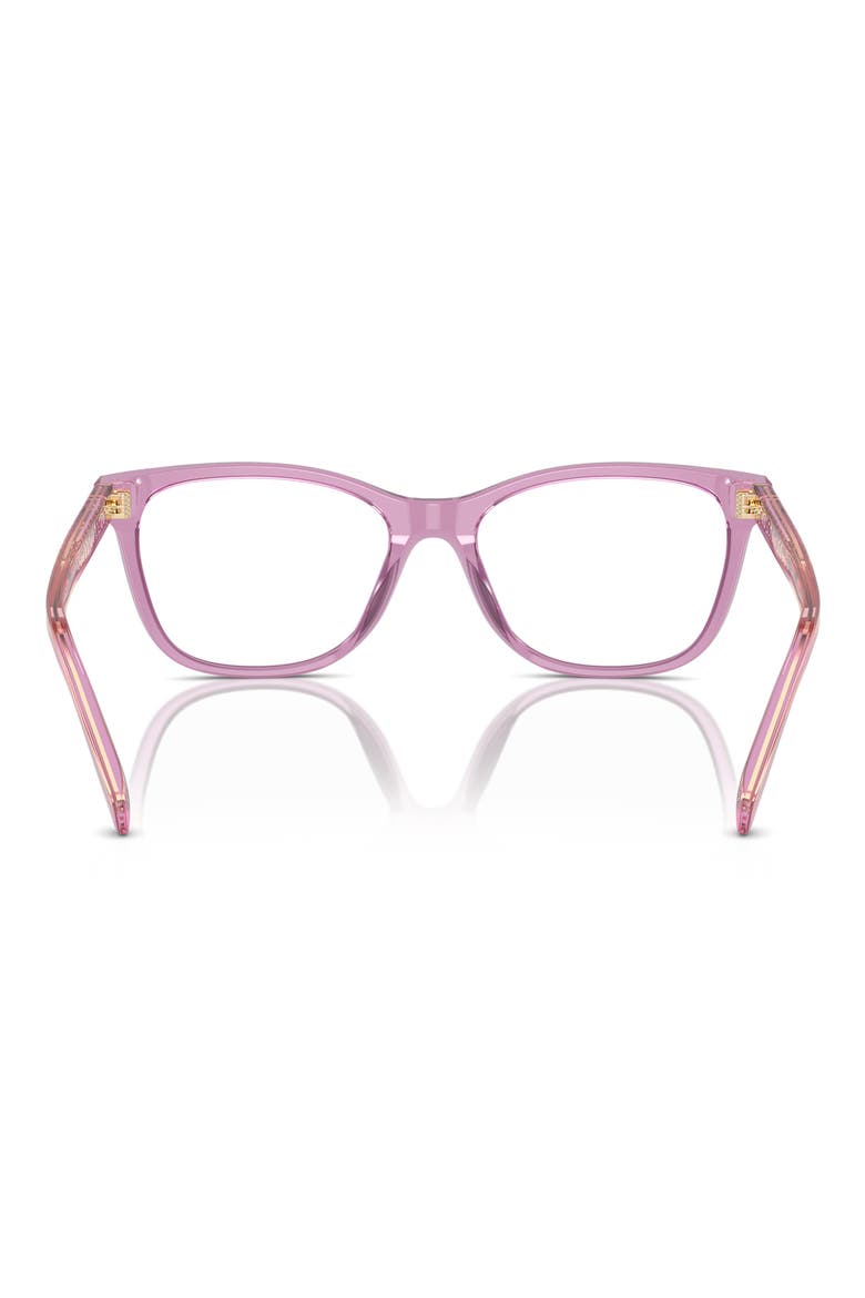 53mm Square Optical Glasses, Alternate, color, AMETHYST / DEMO LENS