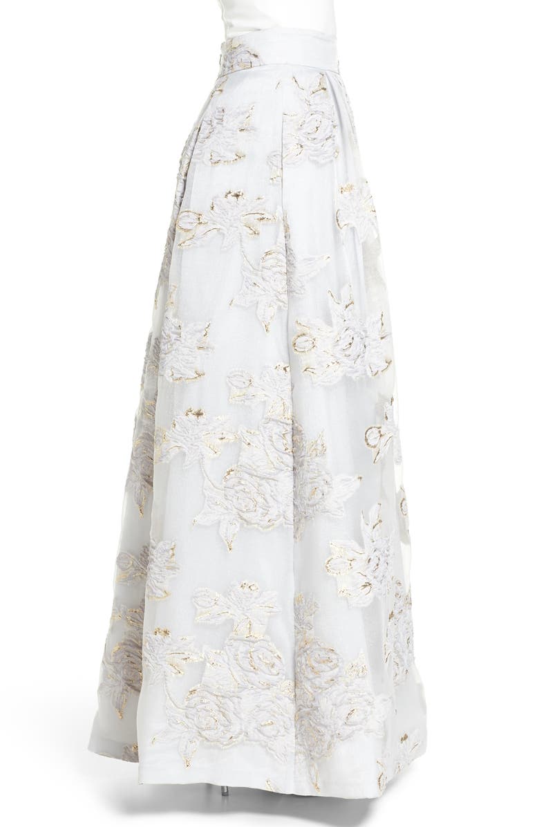 Eliza J Jacquard Ball Skirt, Alternate, color,