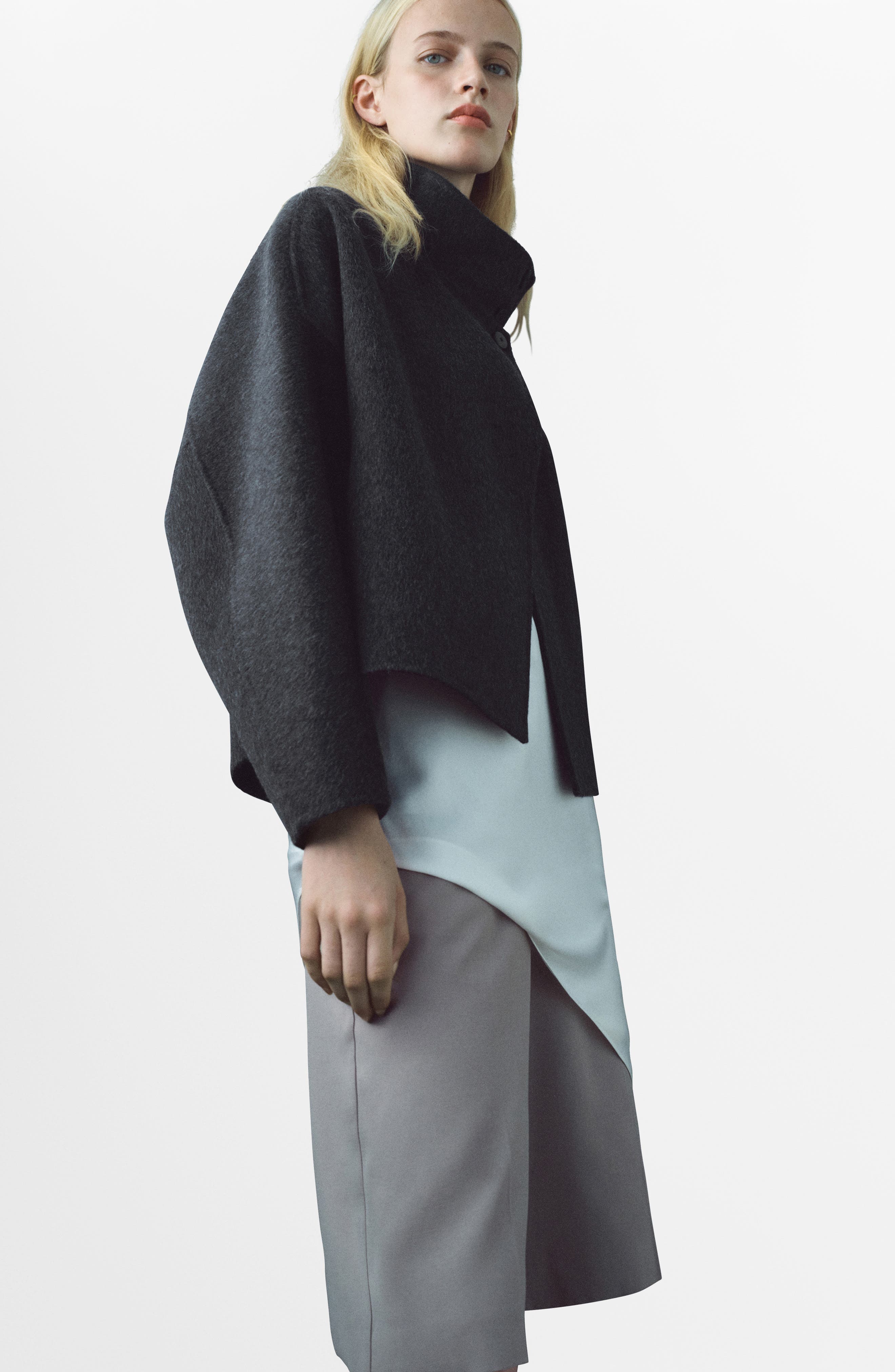 Oversize Wool Blend Jacket - image 2