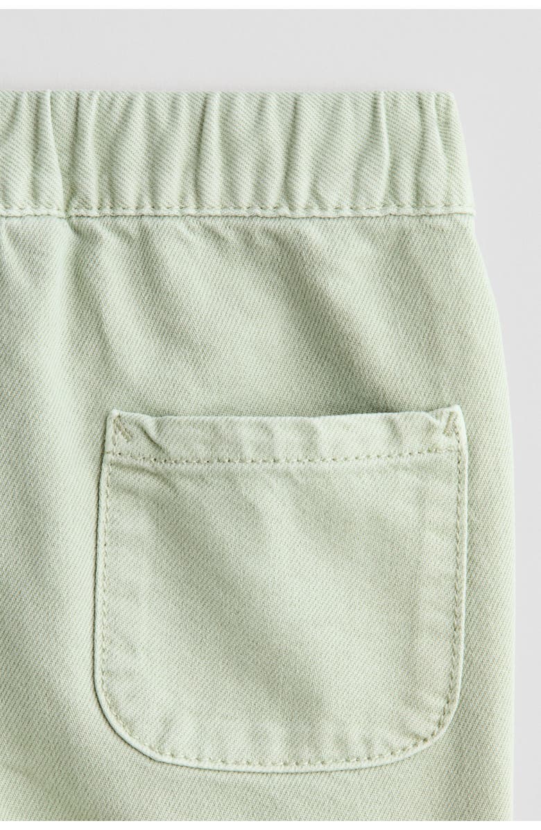 H&M Cotton Trousers, Alternate, color, Light Green