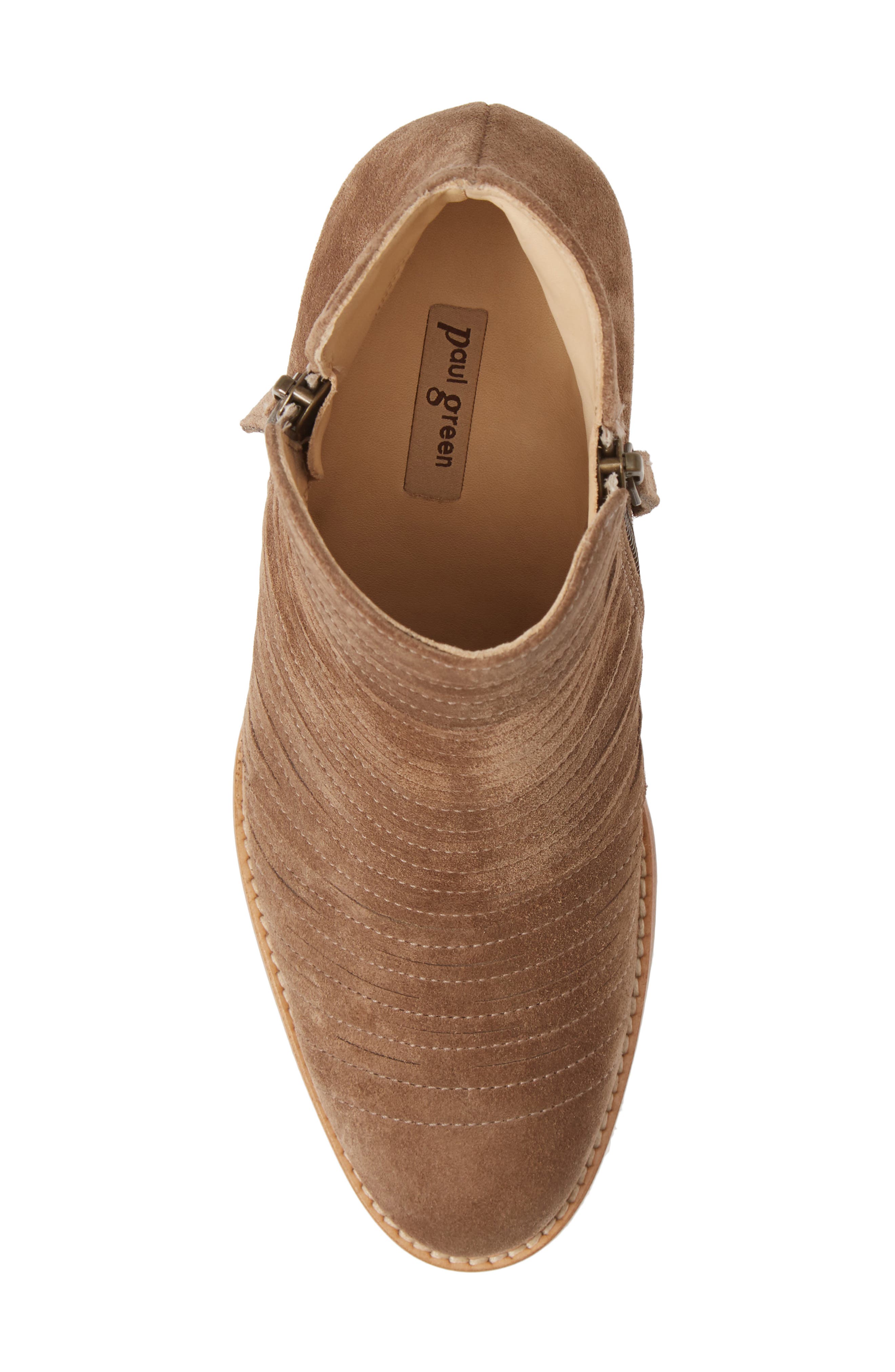 Paul Green Malibu Sliced Zip Bootie, Alternate, color, 