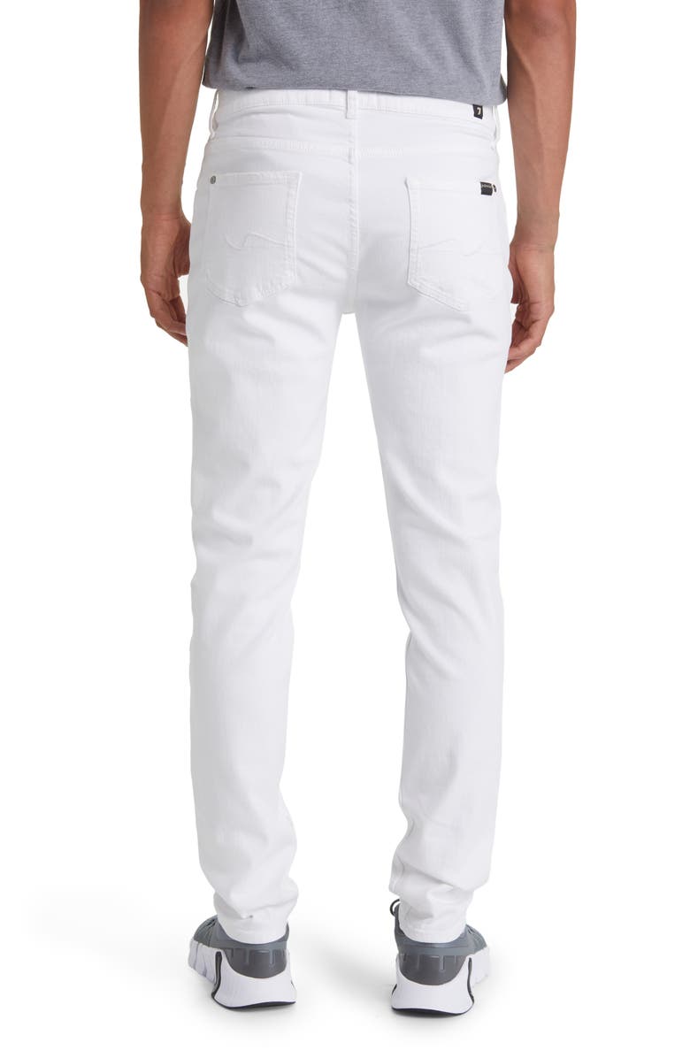 7 For All Mankind Slimmy EarthKind StretchTek Ripped Tapered Slim Fit Jeans, Alternate, color,