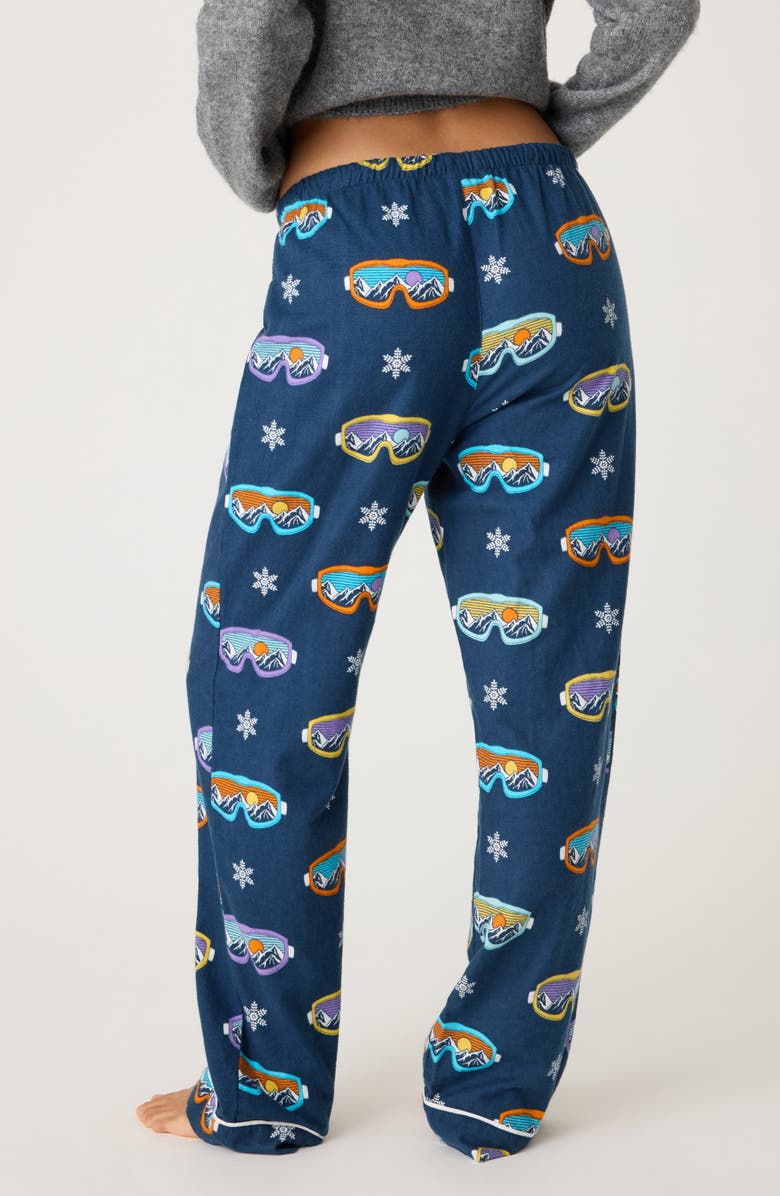 PJ Salvage Ski Print Pajamas, Alternate, color,