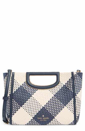 Kate Spade New York woven convertible clutch bag