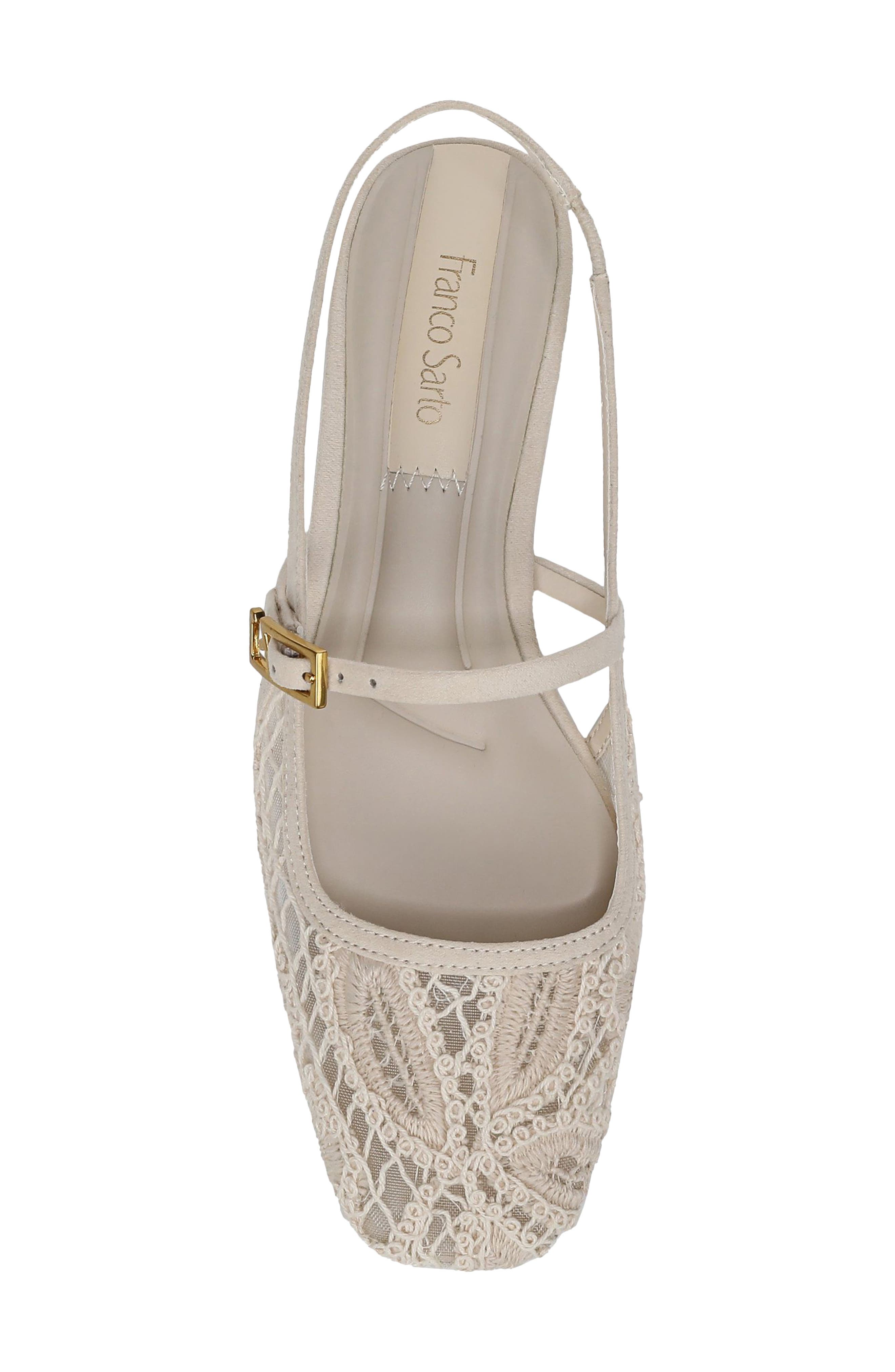 Destin Slingback Flat, Alternate, color, VANILLA BEIGE