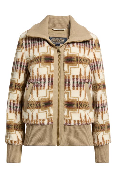 Foxglove Fleece Bomber Jacket