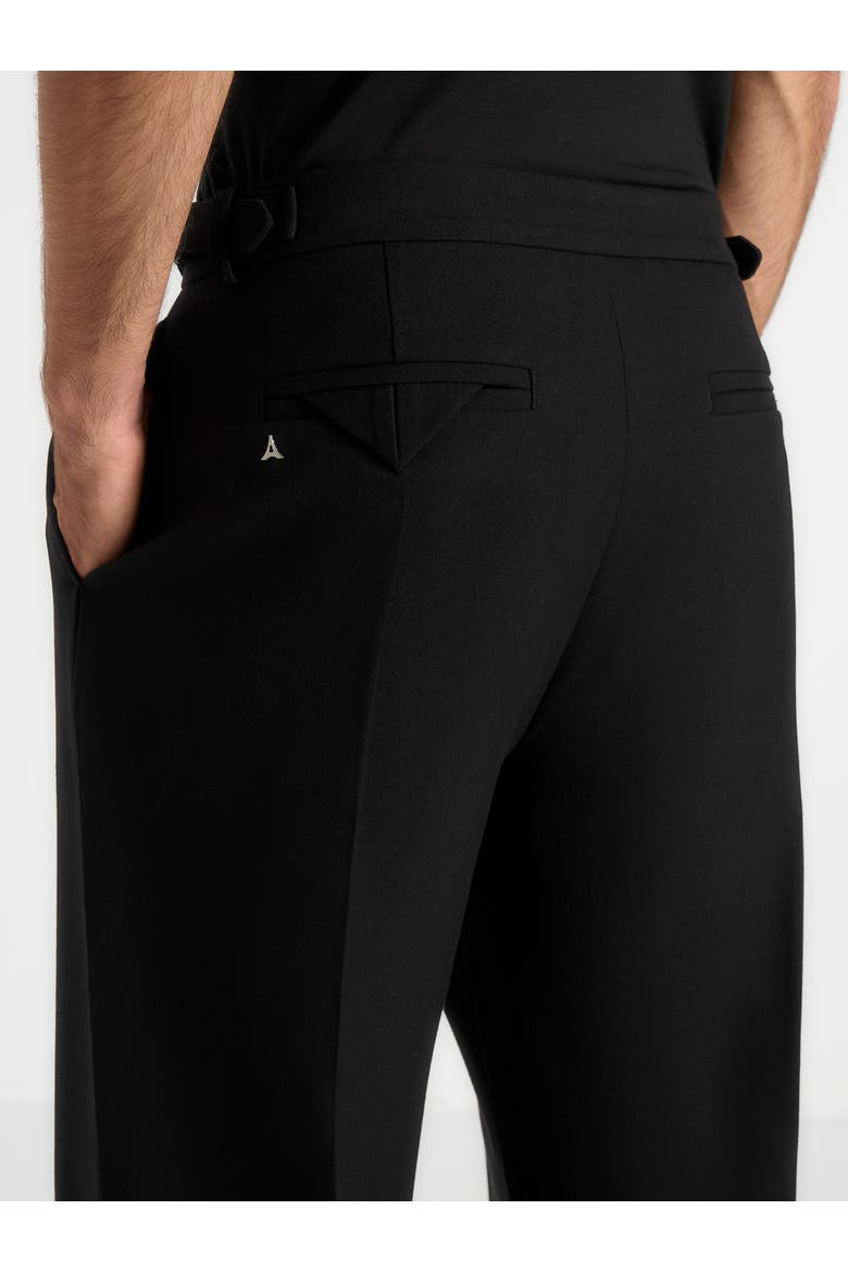 Pierre Pleated Trousers, Alternate, color, Black