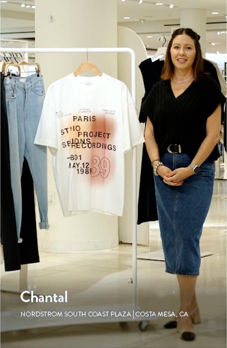 Paris Oversize Graphic T-Shirt, sales video thumbnail