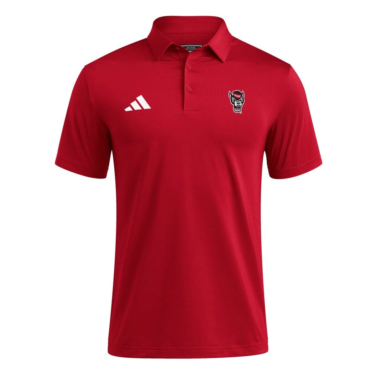 Men's adidas Red NC State Wolfpack Ultimate 365 Polo - image 2