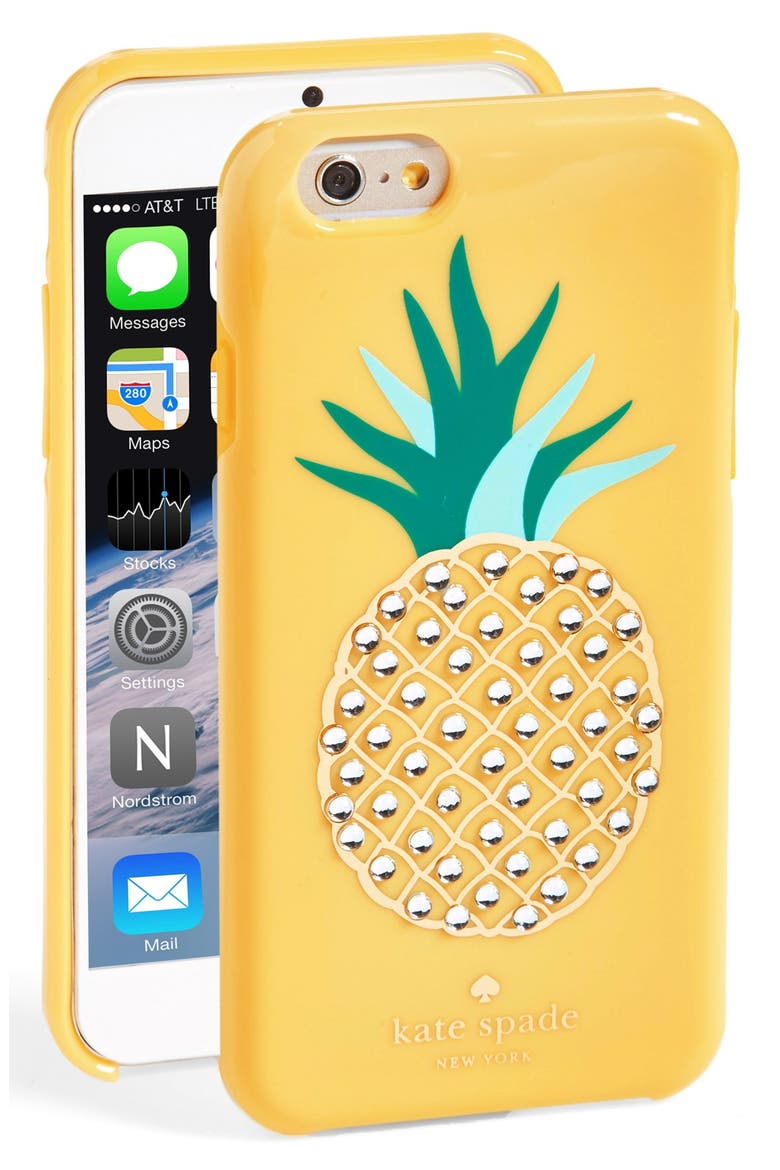 'pineapple' iPhone 6 case, Main, color, LEMON YELLOW