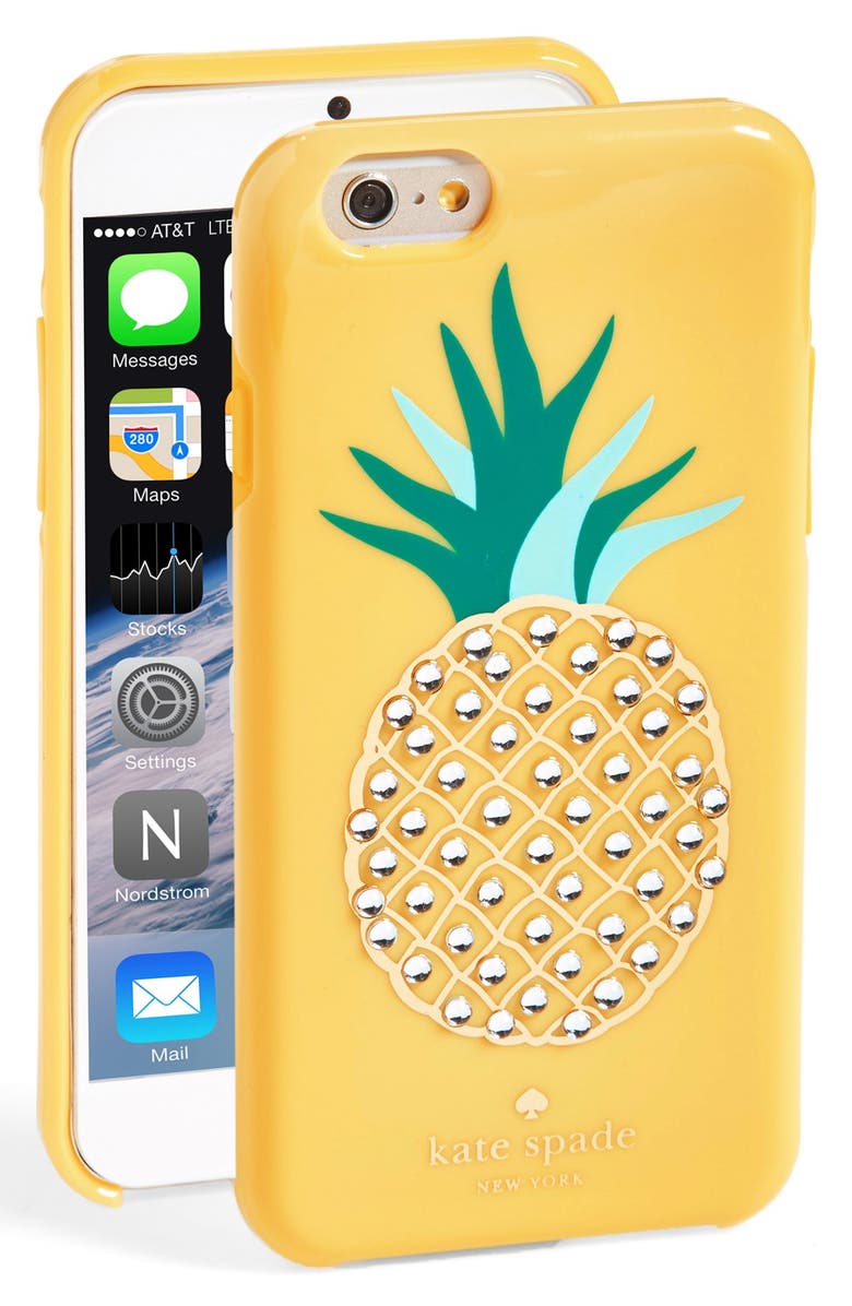 Kate Spade New York 'pineapple' iPhone 6 case, Main, color, 