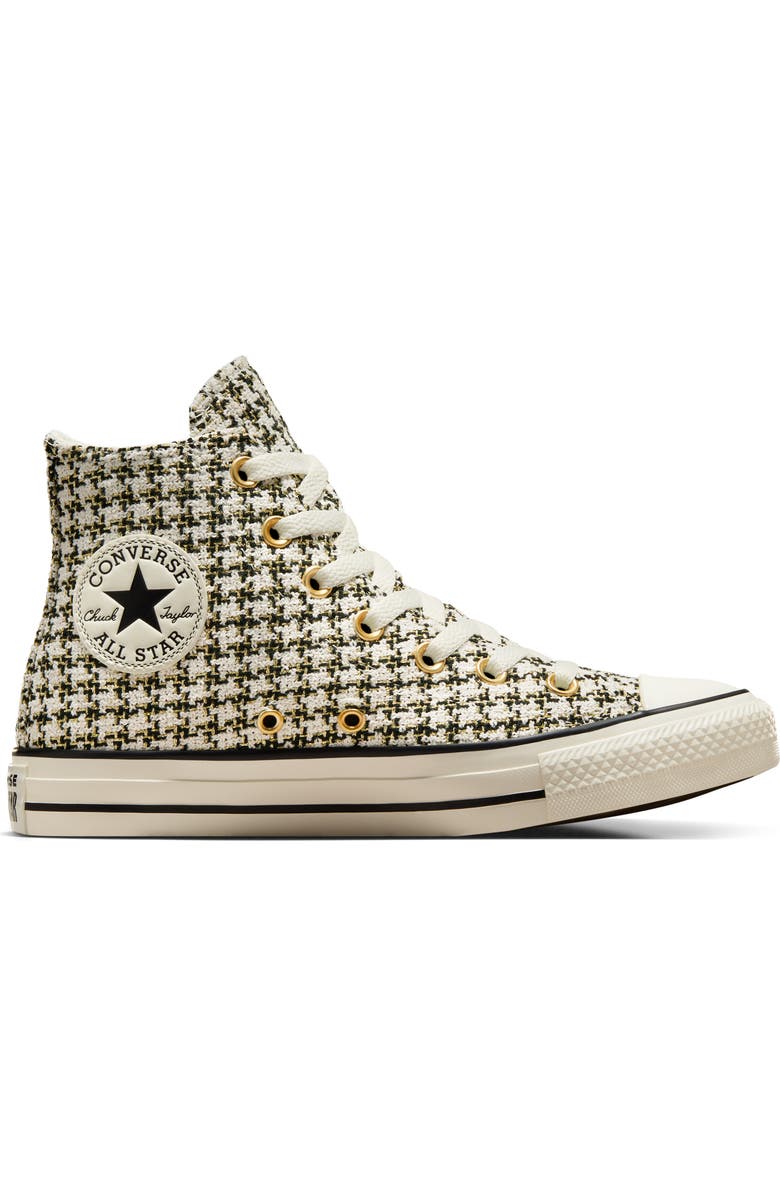 Converse Chuck Taylor<sup>®</sup> All Star<sup>®</sup> Houndstooth High Top Sneaker, Alternate, color,