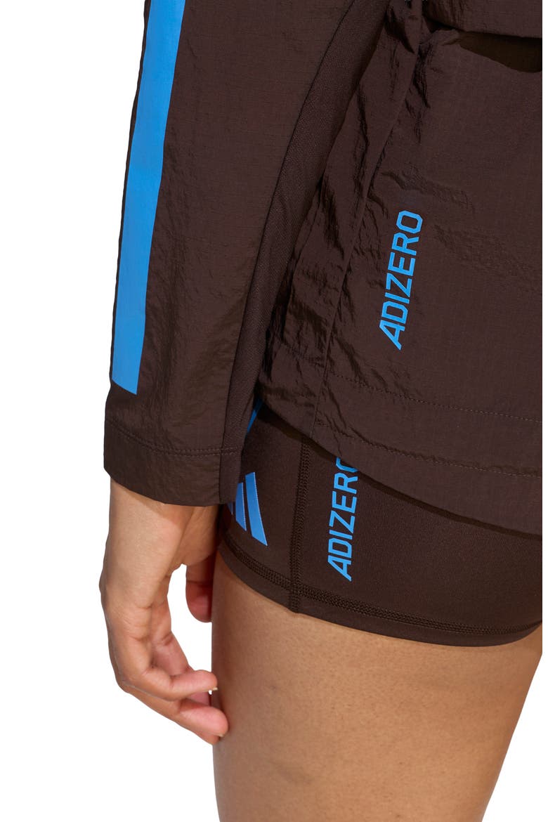 Adizero Wind Jacket, Alternate, color, AURORA COFFEE/