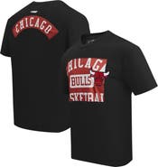 PRO STANDARD Men's Pro Standard Black Chicago Bulls Made To Play Drop Shoulder T-Shirt