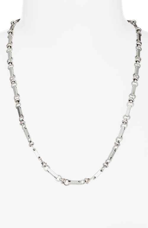 Child Of Wild Rhapsody Link Chain Necklace In Silver