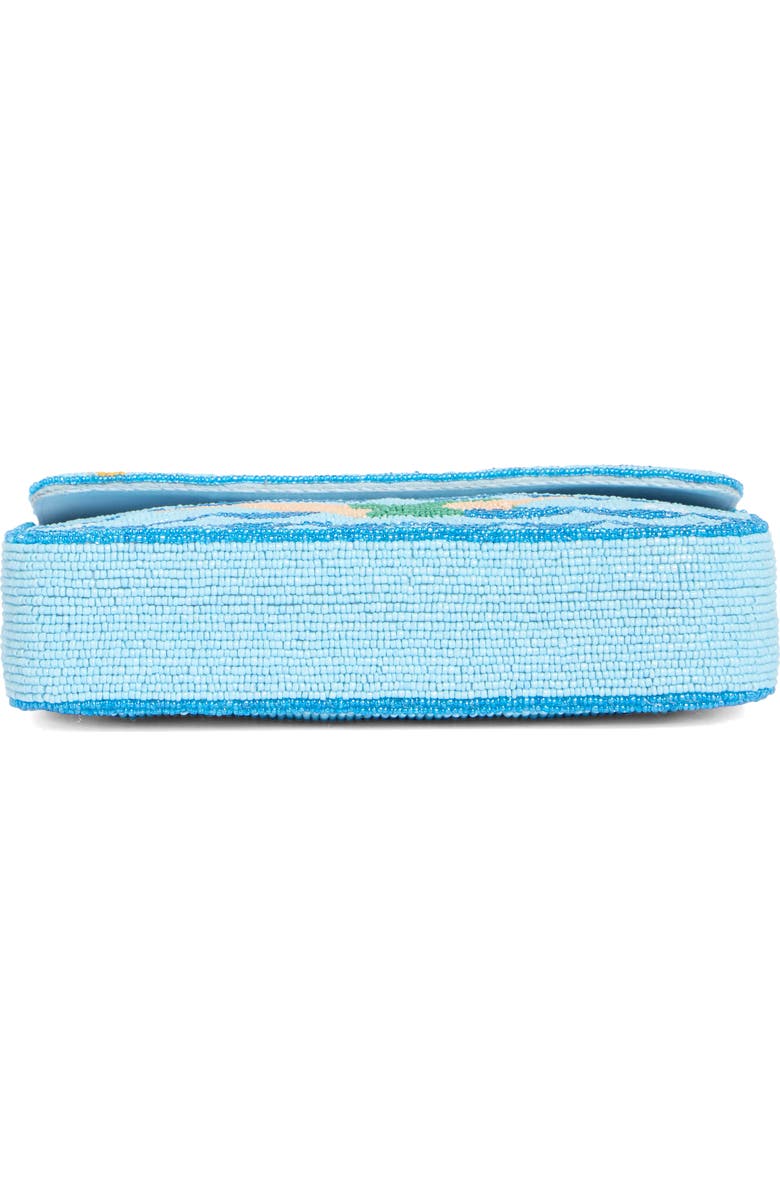 Collection XIIX Beaded Retro Swimmer Baguette Shoulder Bag, Alternate, color, Blue Multi