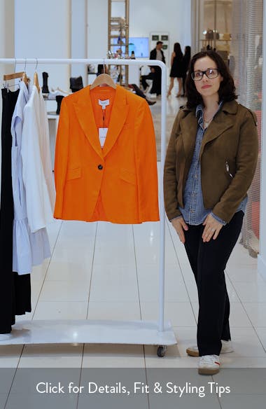 Reiss Raine One-Button Blazer (Women) | Nordstrom