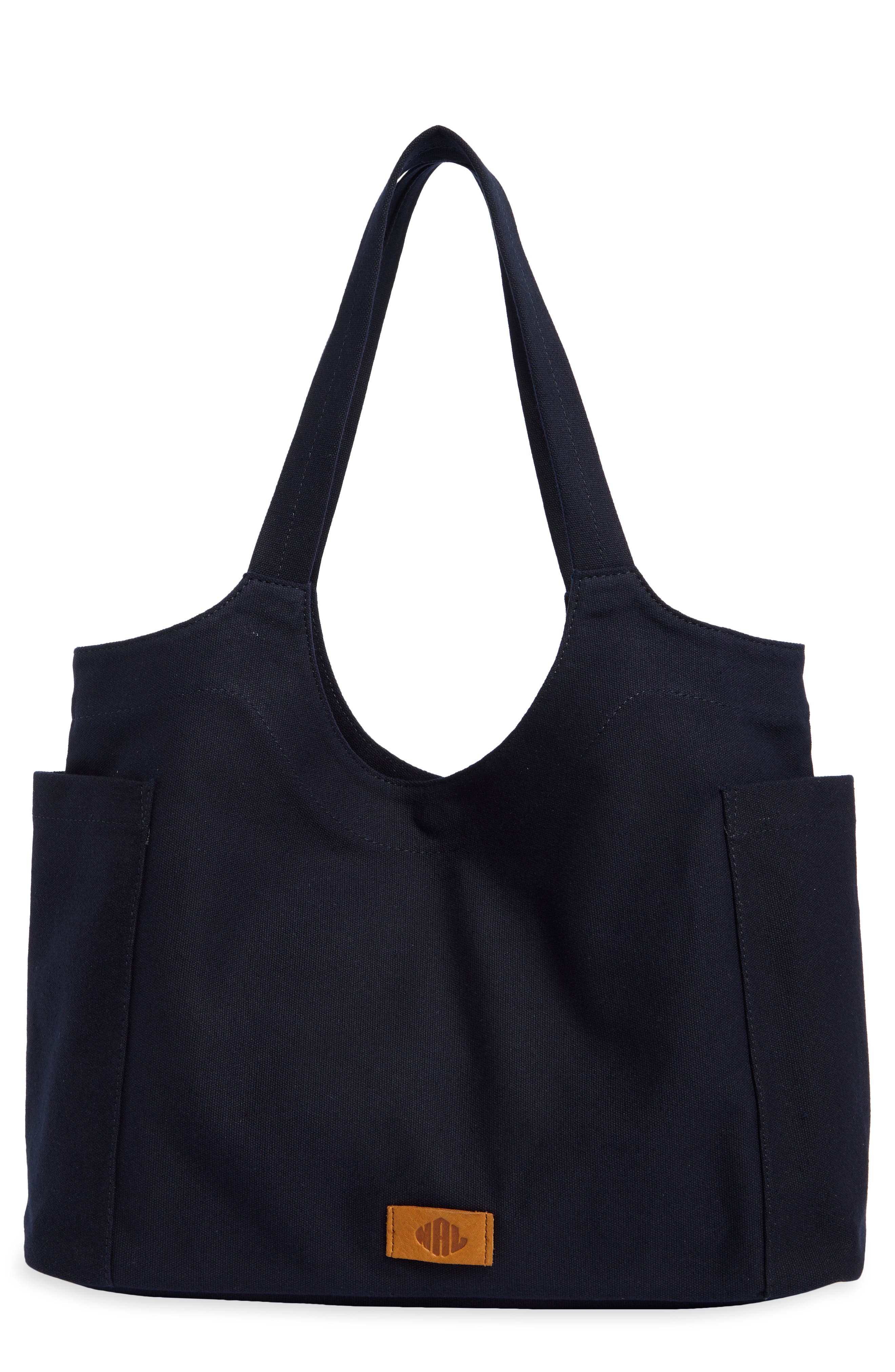 Annika Canvas Tote Bag, Main, color, MIDNIGHT