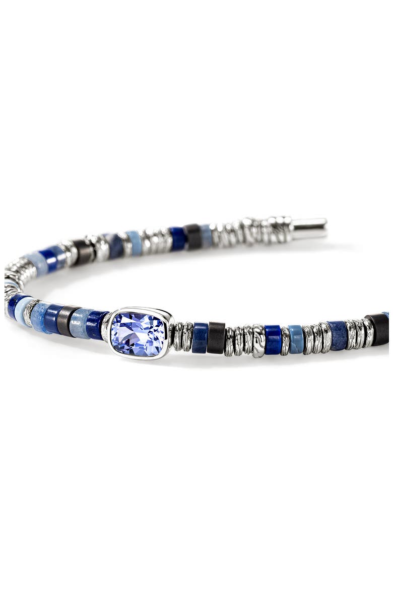 Heishi Bracelet, Alternate, color, TANZANITE