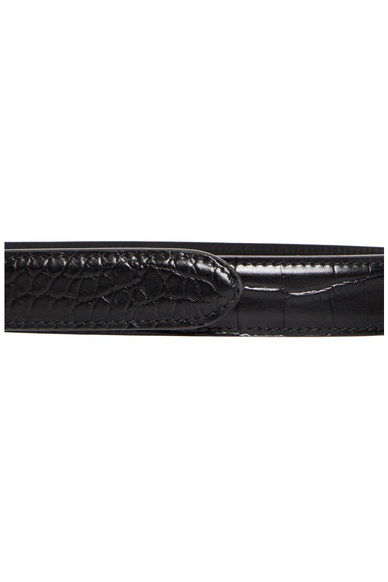 Dana Leather Belt, Alternate, color, BLACK W/ GOLD BUCKLE