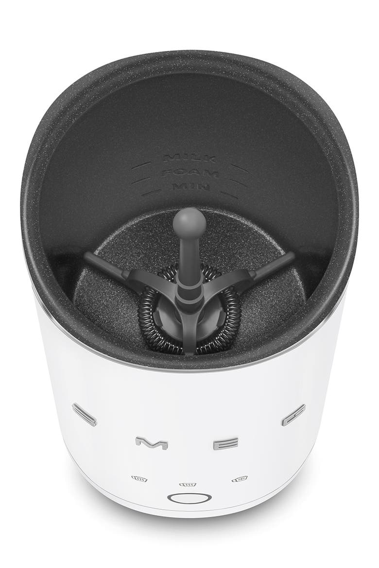Mini Electric Milk Frother, Alternate, color, MATTE WHITE