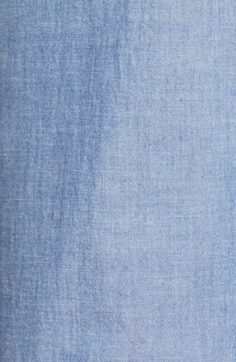 VERO MODA Akela Crop Wide Leg Chambray Jumpsuit, Alternate, color, 