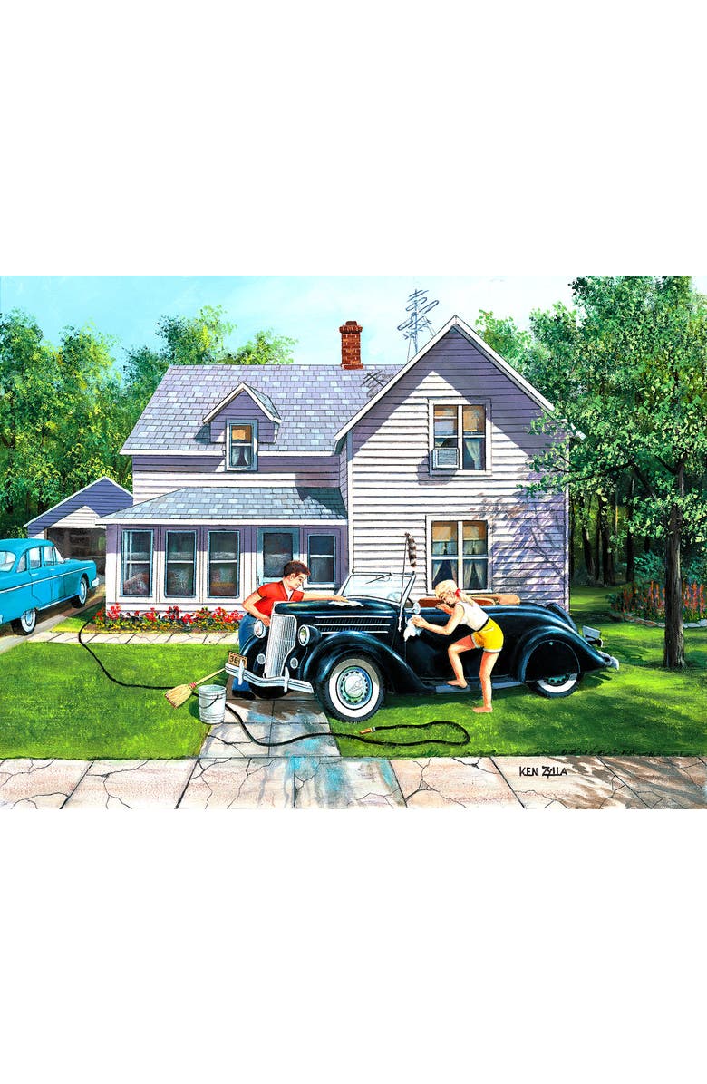 Sunsout Tender Loving Cars 500 piece Jigsaw Puzzle for Adults, Alternate, color, Multicolor
