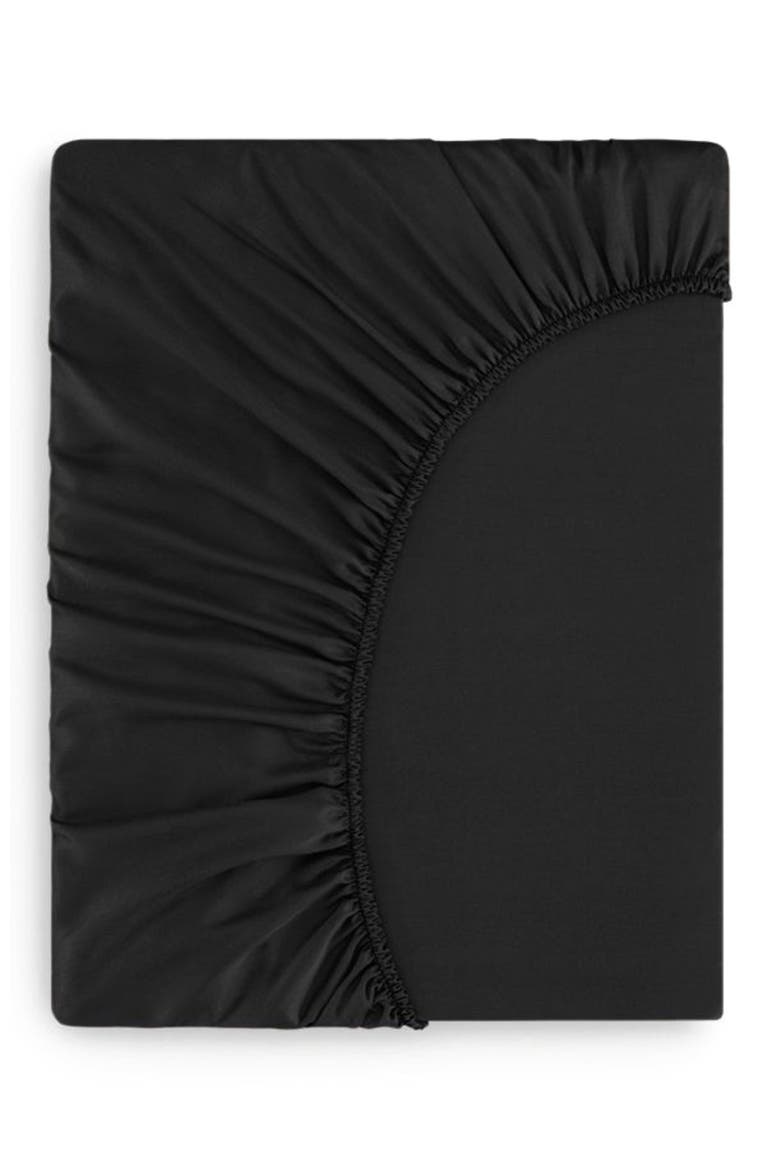 Sensa Fitted Sheet, Alternate, color, Black