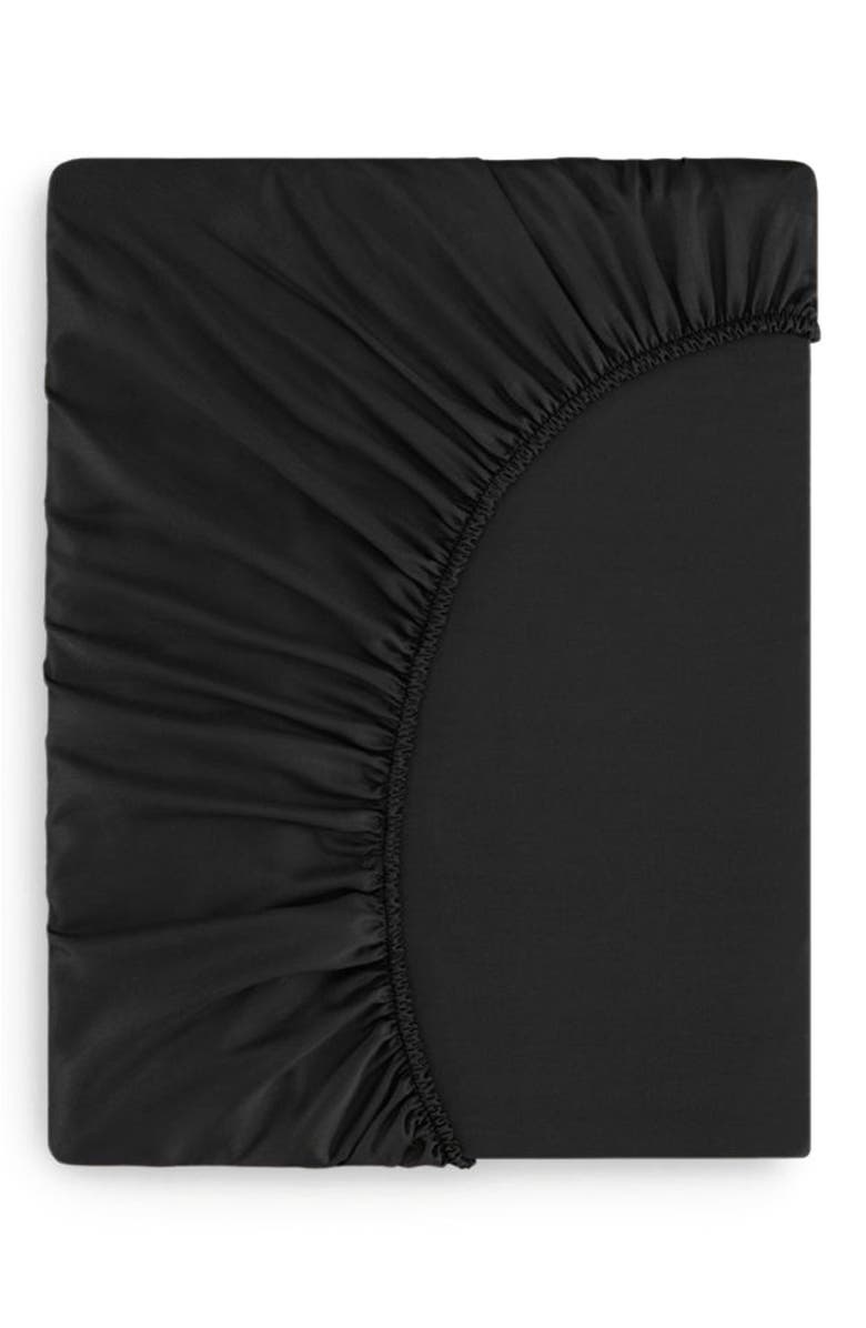 Togas Sensa Fitted Sheet, Alternate, color, Black