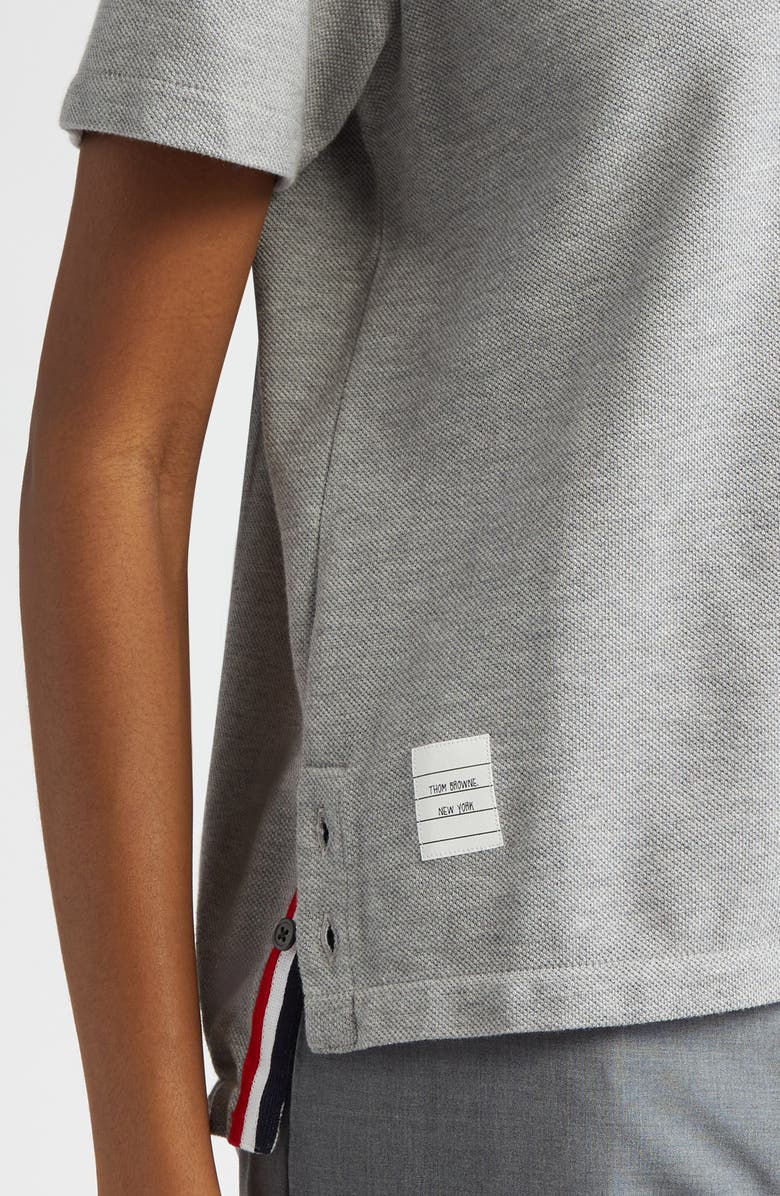 Thom Browne Stripe Piqué Polo, Alternate, color,