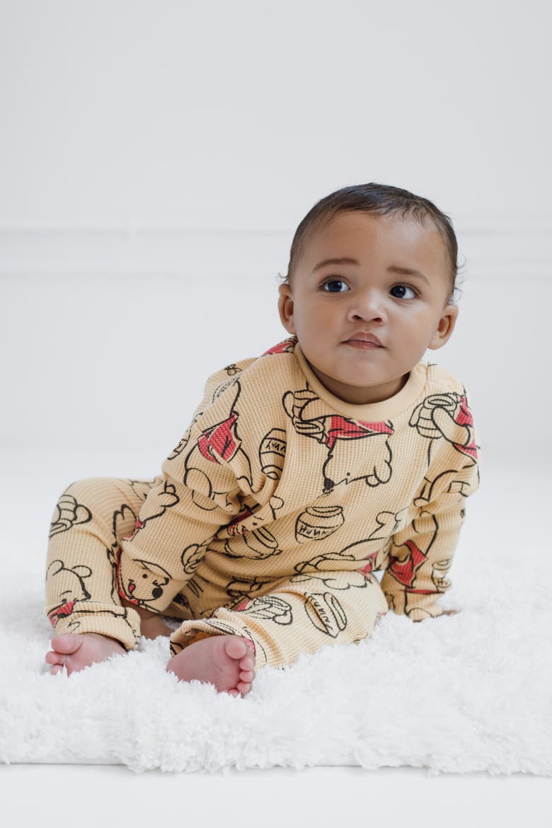 Winnie the Pooh Loungewear 2-Piece Sweatshirt and Pants Set, Alternate, color, Pooh Beige