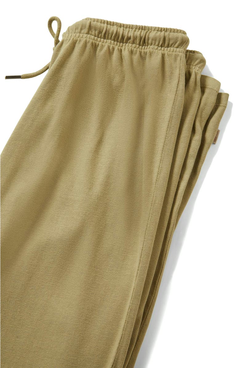 Brixton Carefree Organic Cotton Wide Leg Lounge Pants, Alternate, color, Elm
