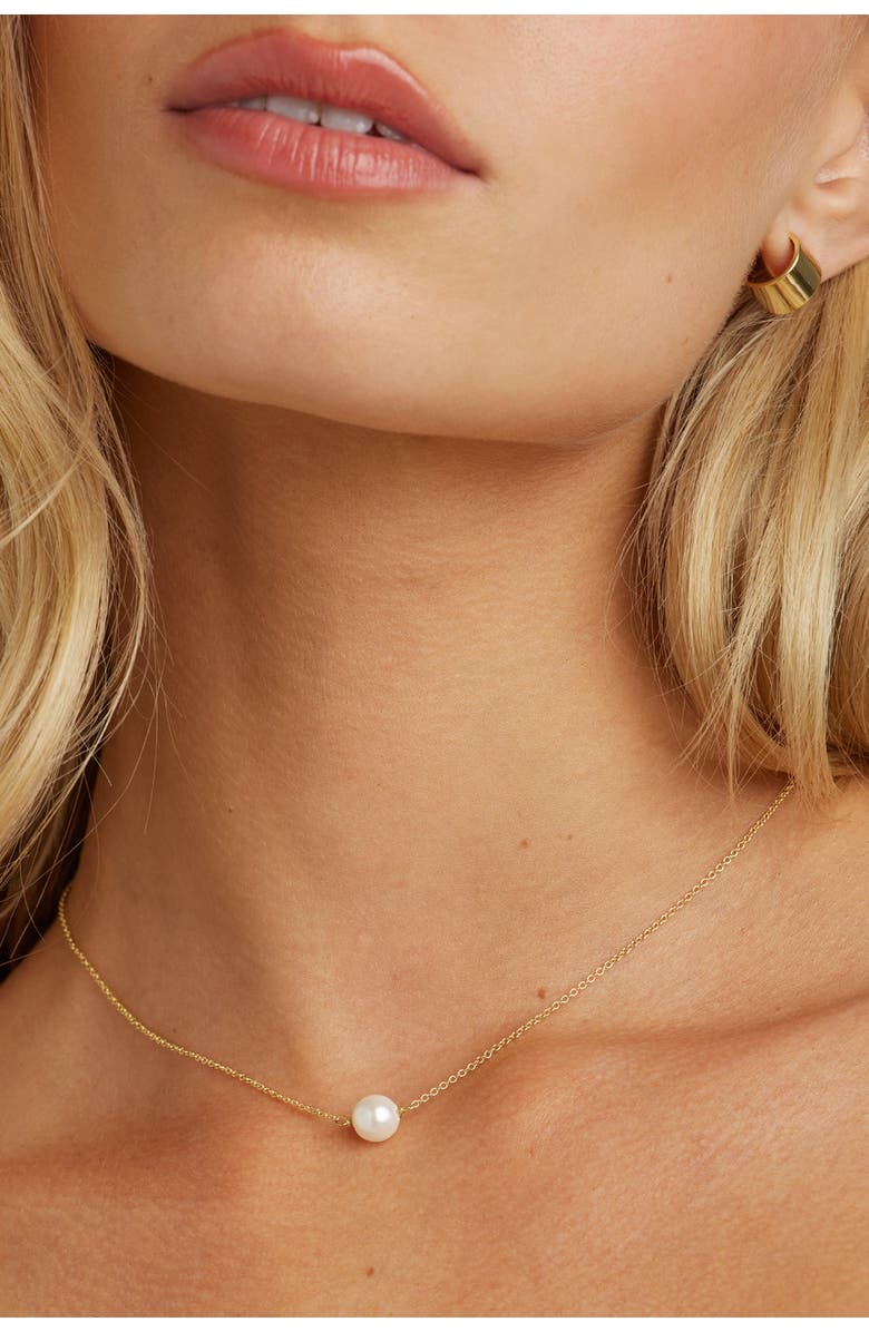 Untamed Petals Callie Pearl Pendant, Alternate, color, Gold