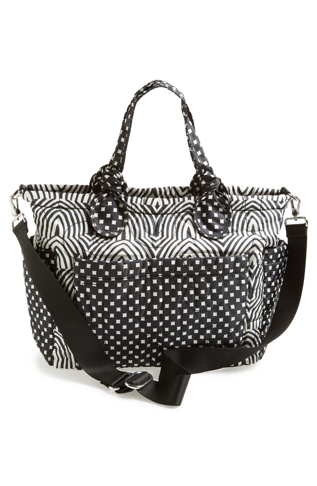 MARC BY MARC JACOBS 'Pretty - Eliz-a-Baby' Diaper Bag, Alternate, color, BLACK MULTI