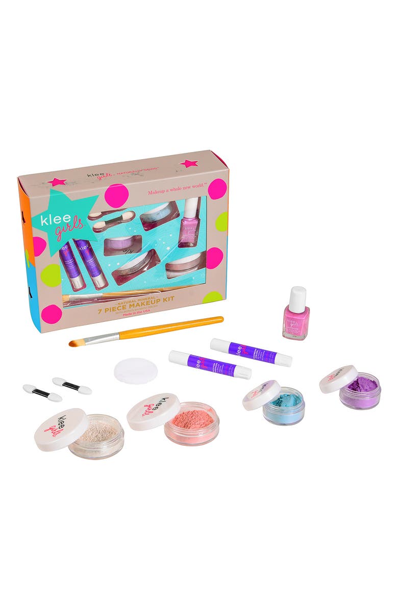 Klee Kids Up & Away 7-Piece Natural Mineral Starter Makeup Kit, Main, color, 