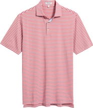 Peter Millar Dunnes Stripe Performance Jersey Polo