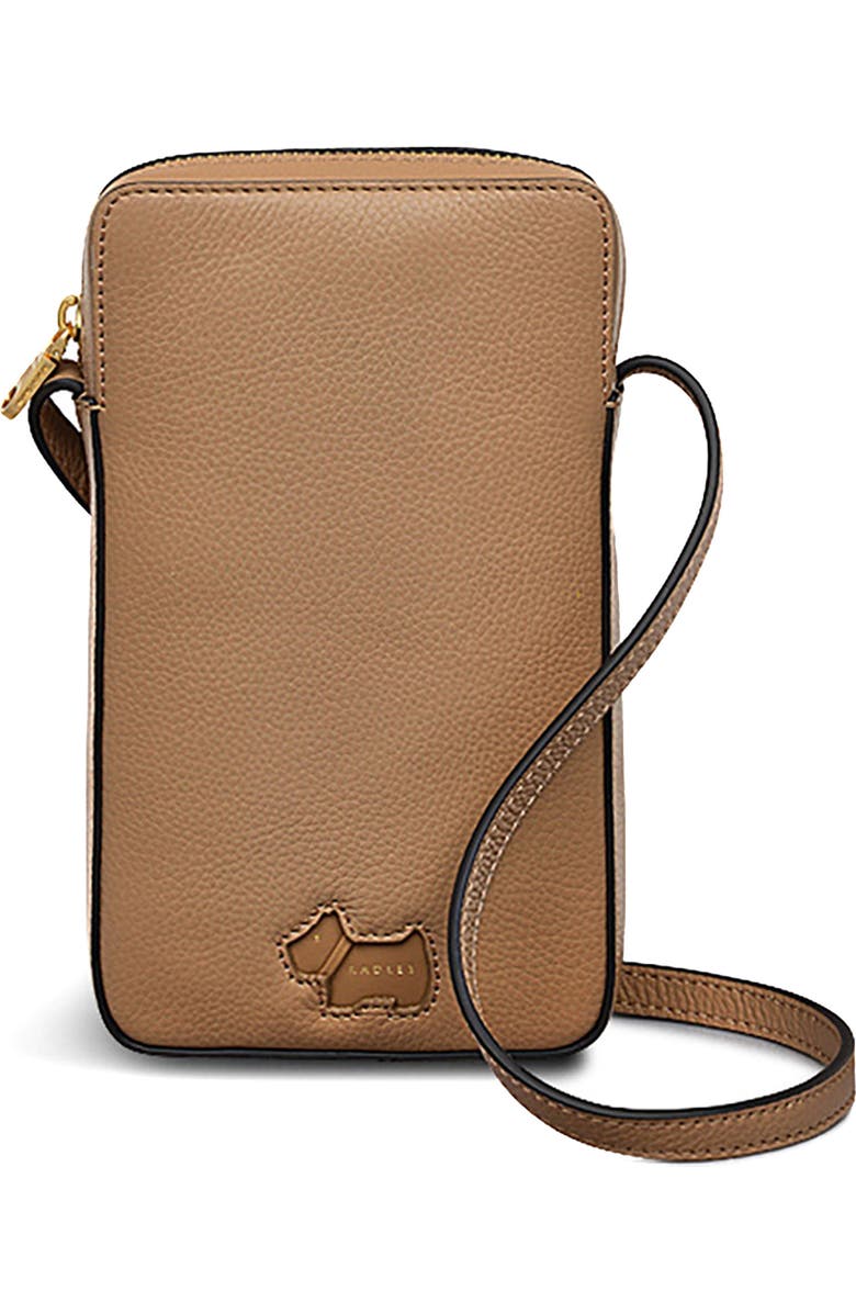 Radley Cookie Cutter Phone Crossbody Bag, Main, color, Biscuit