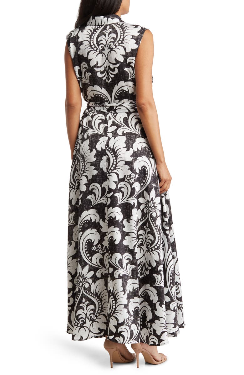 BY DESIGN Evangeline Sleeveless Maxi Shirtdress, Alternate, color, 