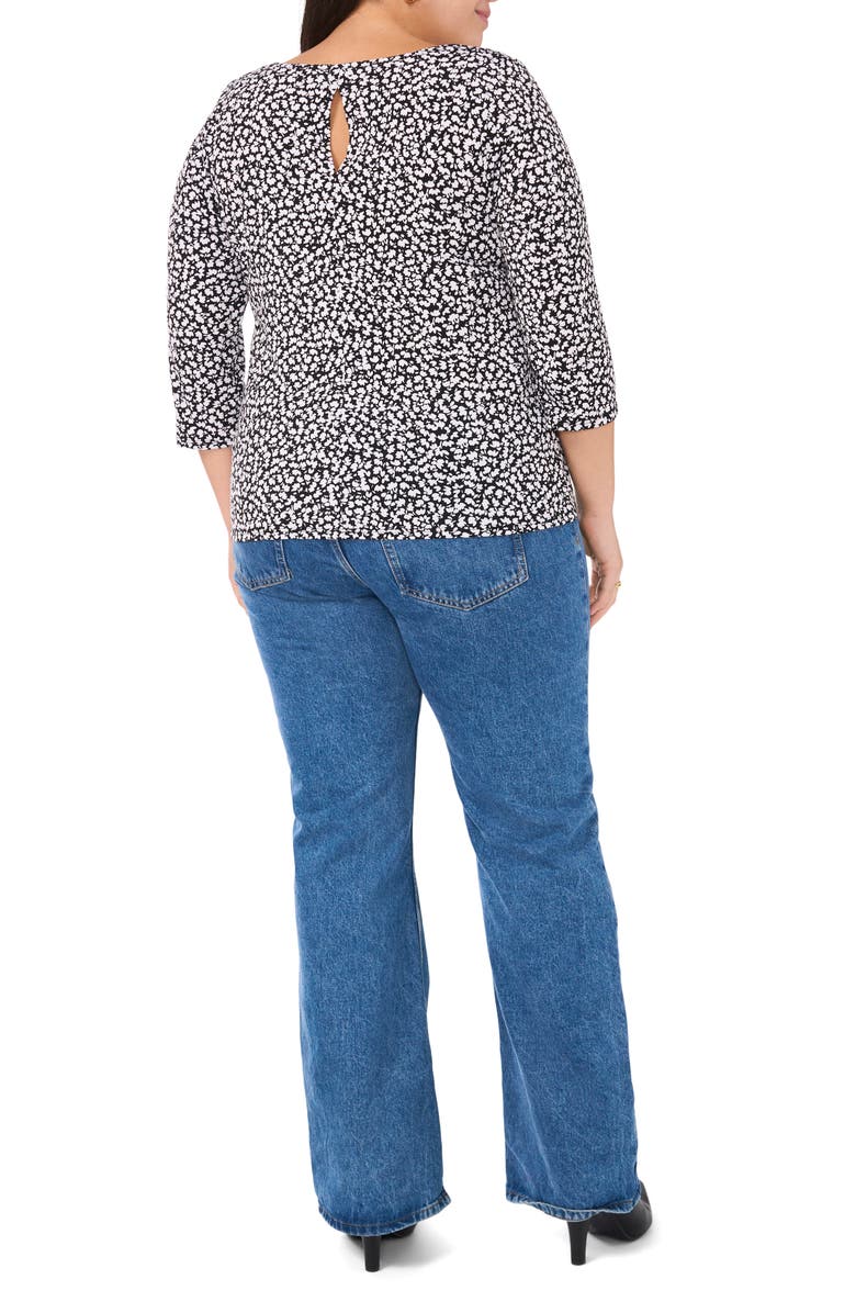 Vince Camuto Floral Print Top, Alternate, color, 