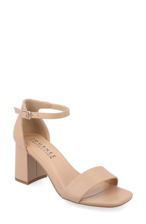 Valenncia SuperNatural Shades Open Square Toe Ankle Strap Sandal (Women)