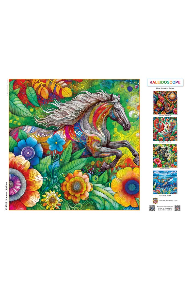 Summer Stallion 300 Piece Jigsaw Puzzle, Alternate, color, Multicolor