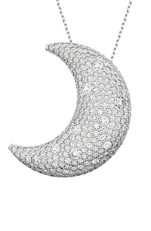 Luna XL Crystal Pendant Necklace