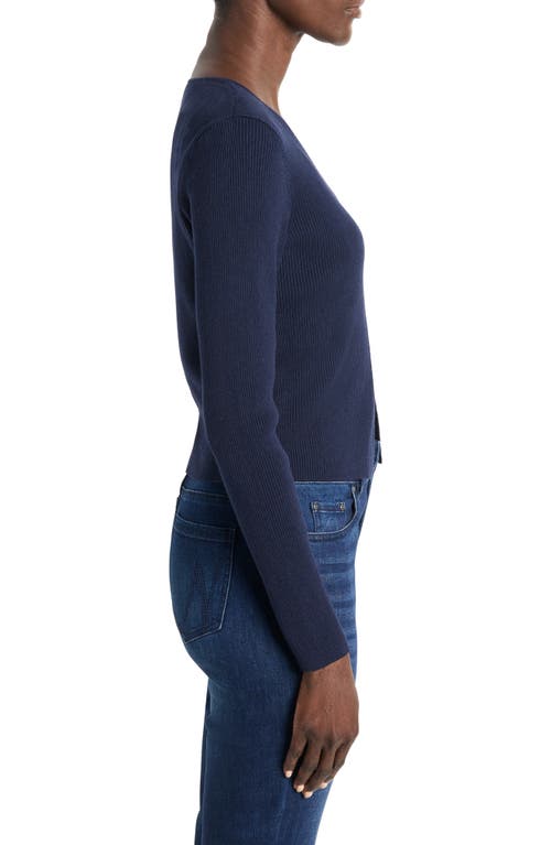 Nic + Zoe Cool Nights Cardigan In Dark Indigo In Dark Indigo