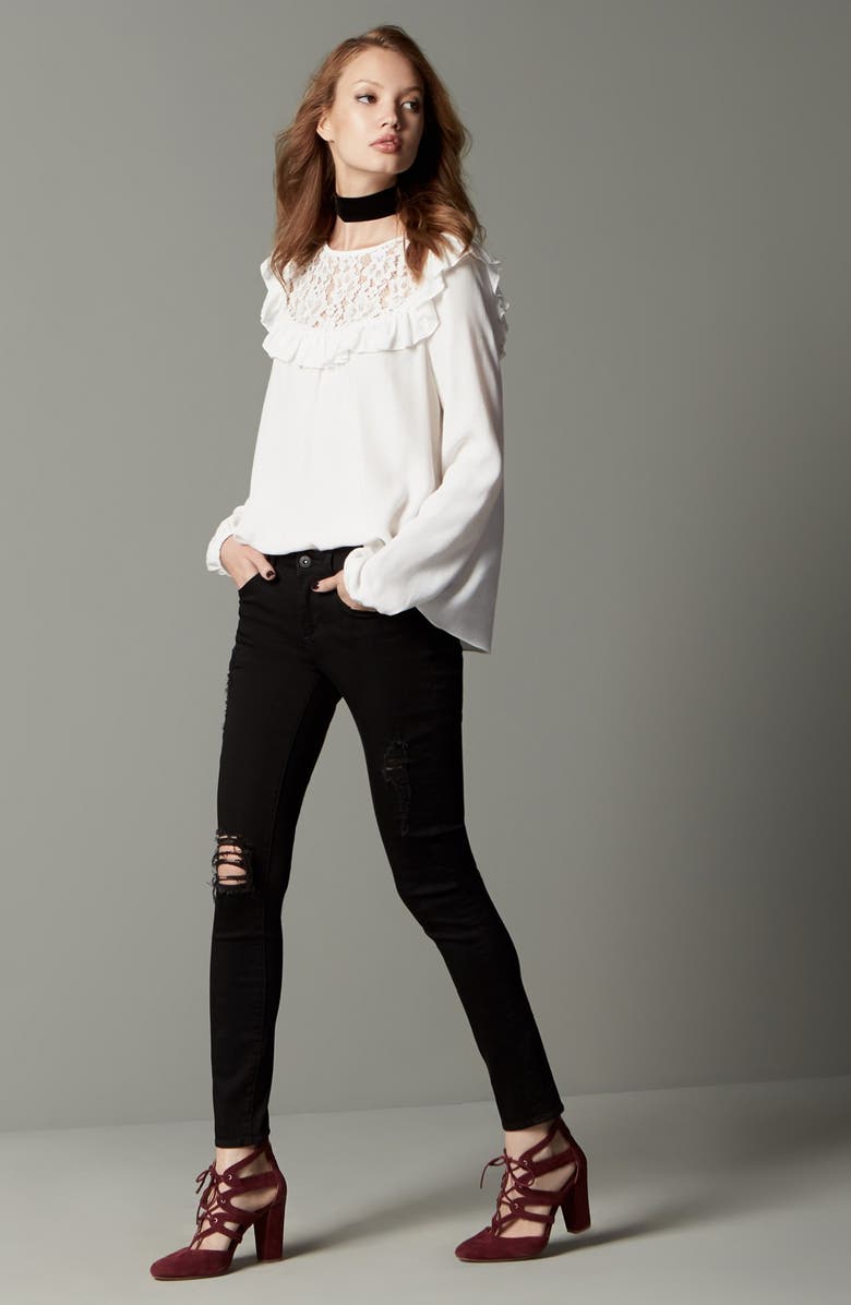 BP. Wide Velvet Choker, Alternate, color, 