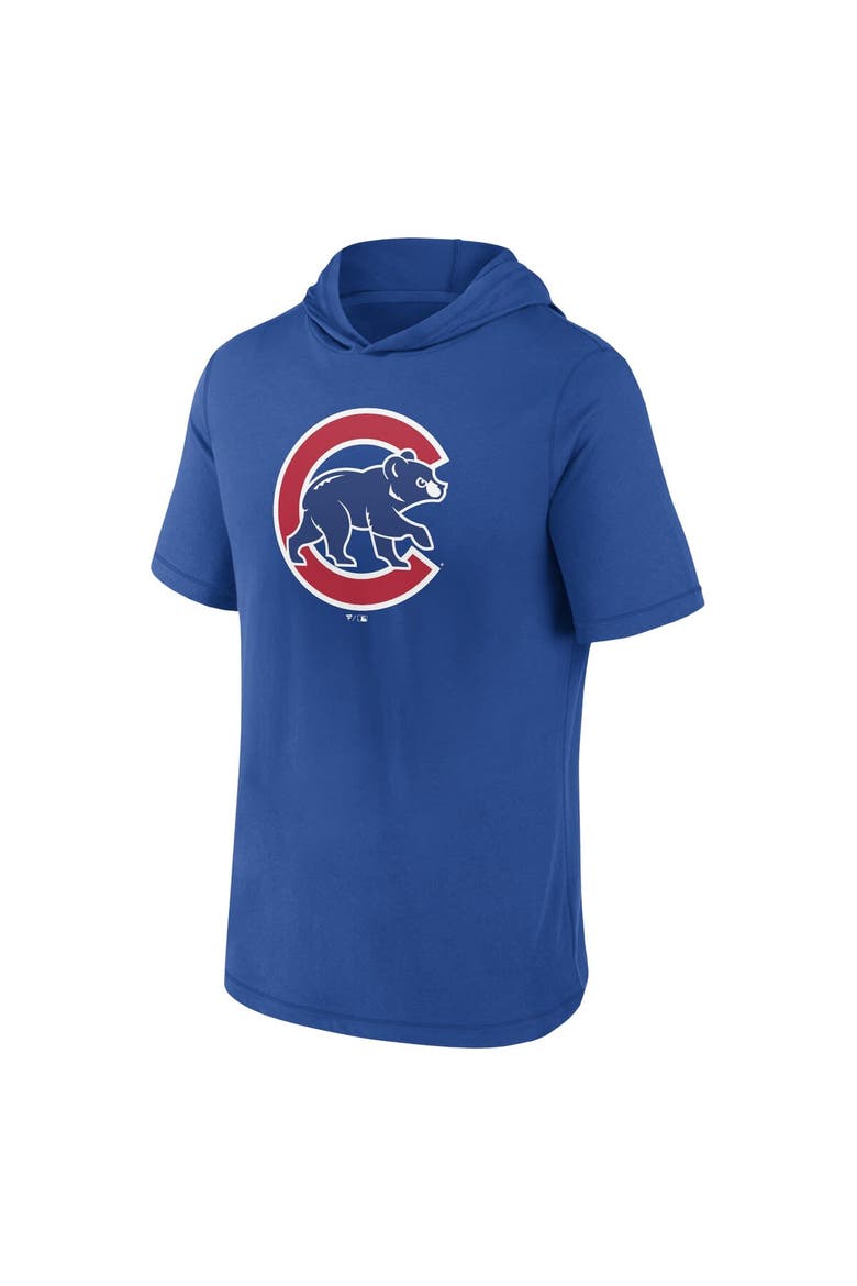 Men's Fanatics Branded Royal Chicago Cubs Short Sleeve Hoodie T-Shirt, Alternate, color, Royal